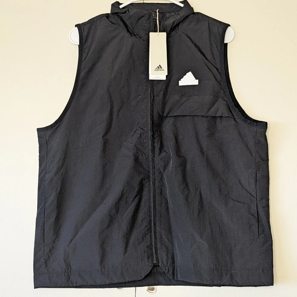 Adidas City Escape Black‎ Utility Vest Unisex Size Small